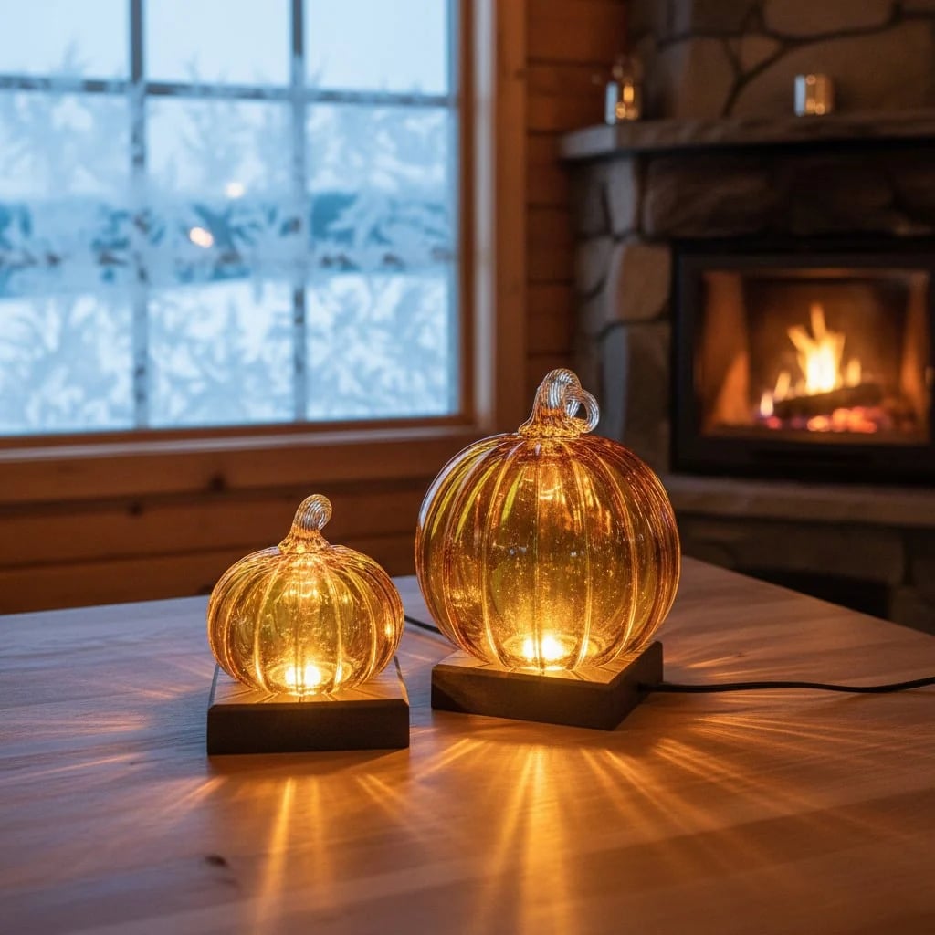 Pumpa - Glasskulptur - Heta Hyttan