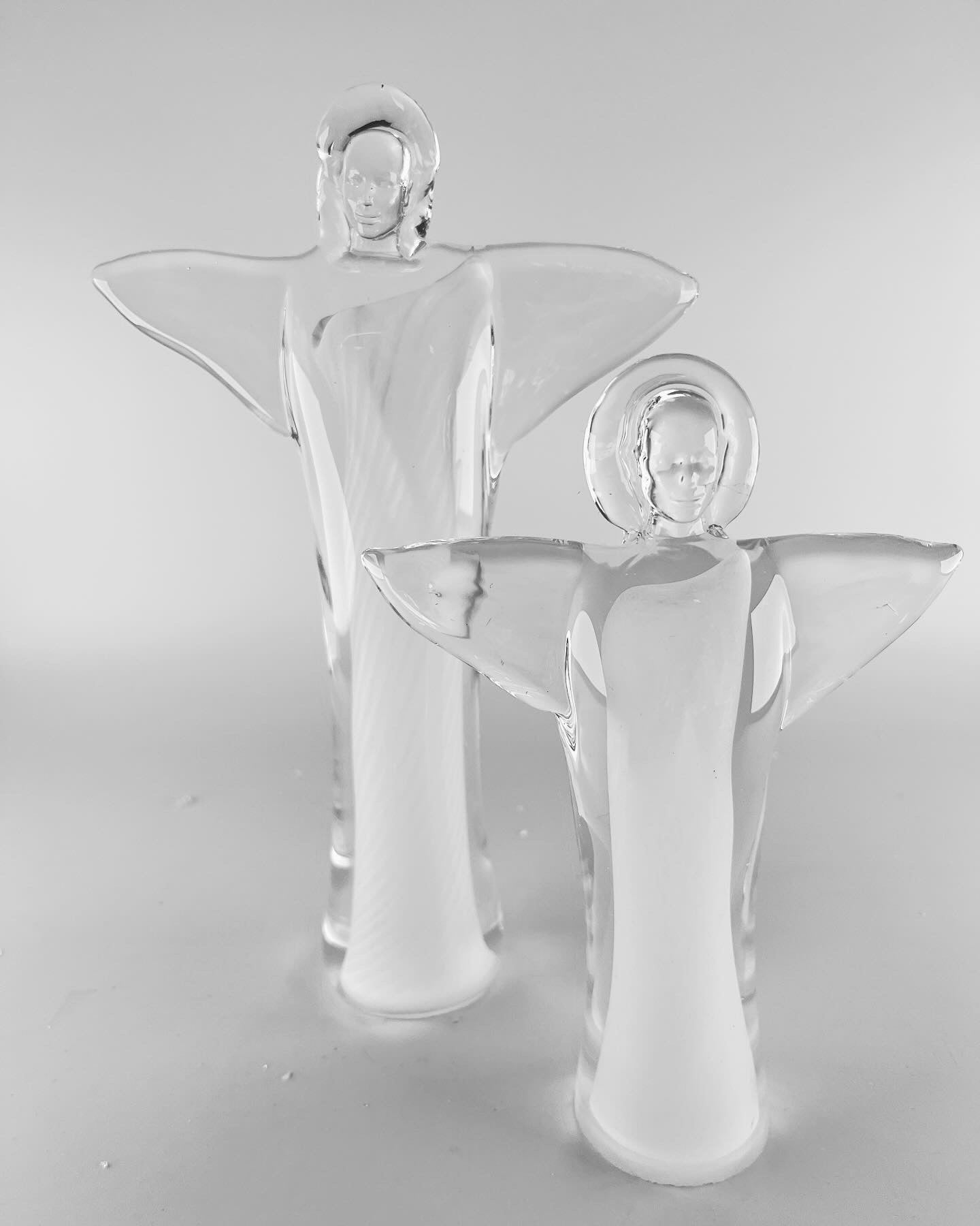 Skyddsänglar - Glasskulptur - Heta Hyttan