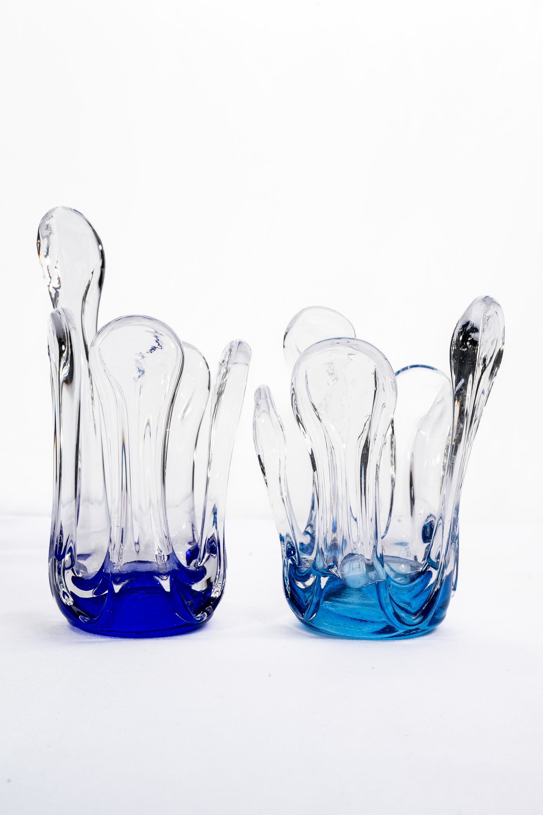 Glasskulptur, Ljuslykta - Anemon - Heta Hyttan