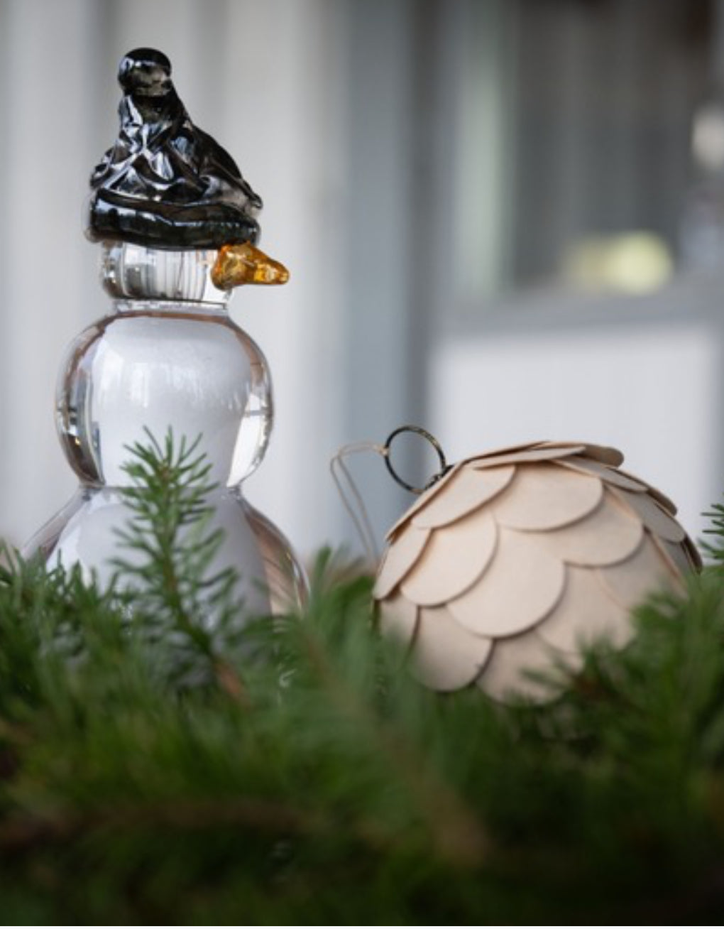 Snögubbe - Juldekoration - Heta Hyttan