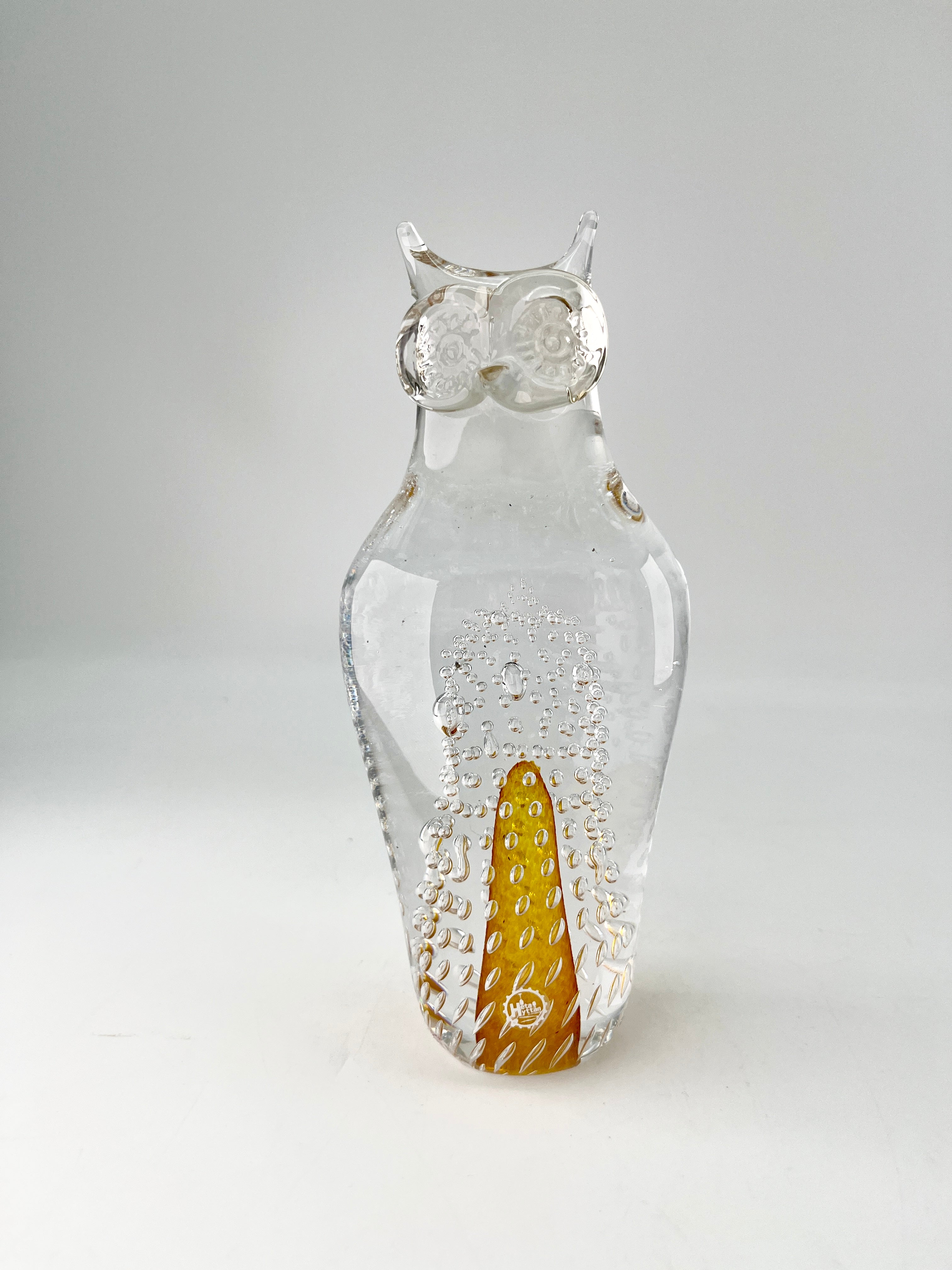 Uggla - Glasskulptur - Heta Hyttan