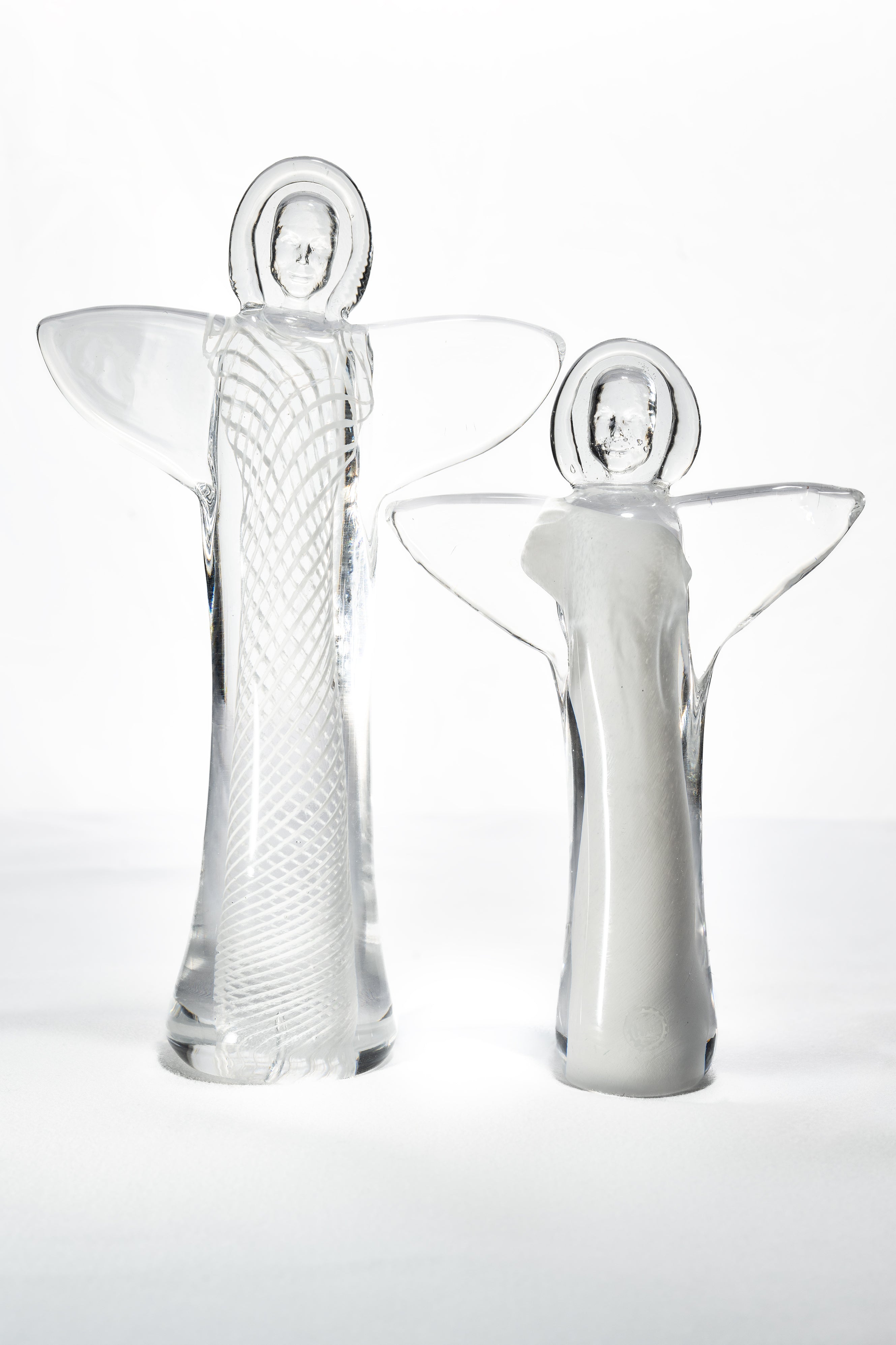 Skyddsänglar - Glasskulptur - Heta Hyttan