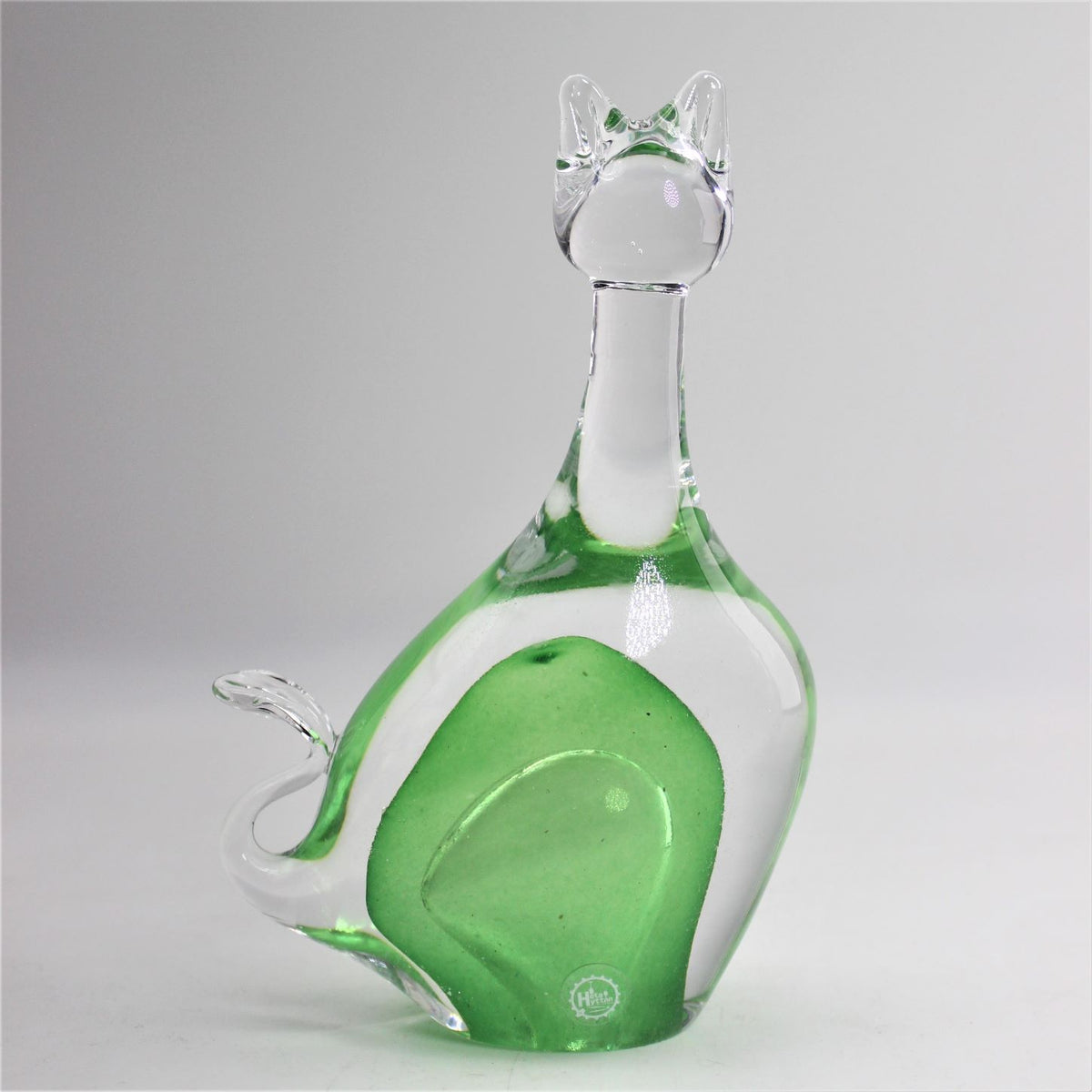 Handgjord Glasskulptur, Sommarkatt - Heta Hyttan