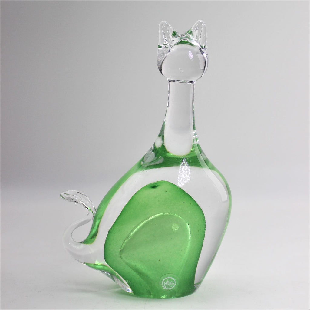 Handgjord Glasskulptur, Sommarkatt - Heta Hyttan