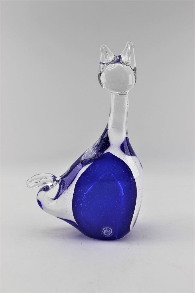 Handgjord Glasskulptur, Sommarkatt - Heta Hyttan